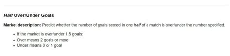excluded number of goals home 0|First Half & Second Half Goal Betting Markets Explained.